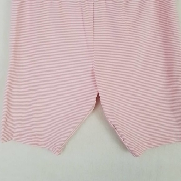Carter's Kid Cotton Shorts Girl's Size 14 In Pink White Stripes - Picture 4 of 10